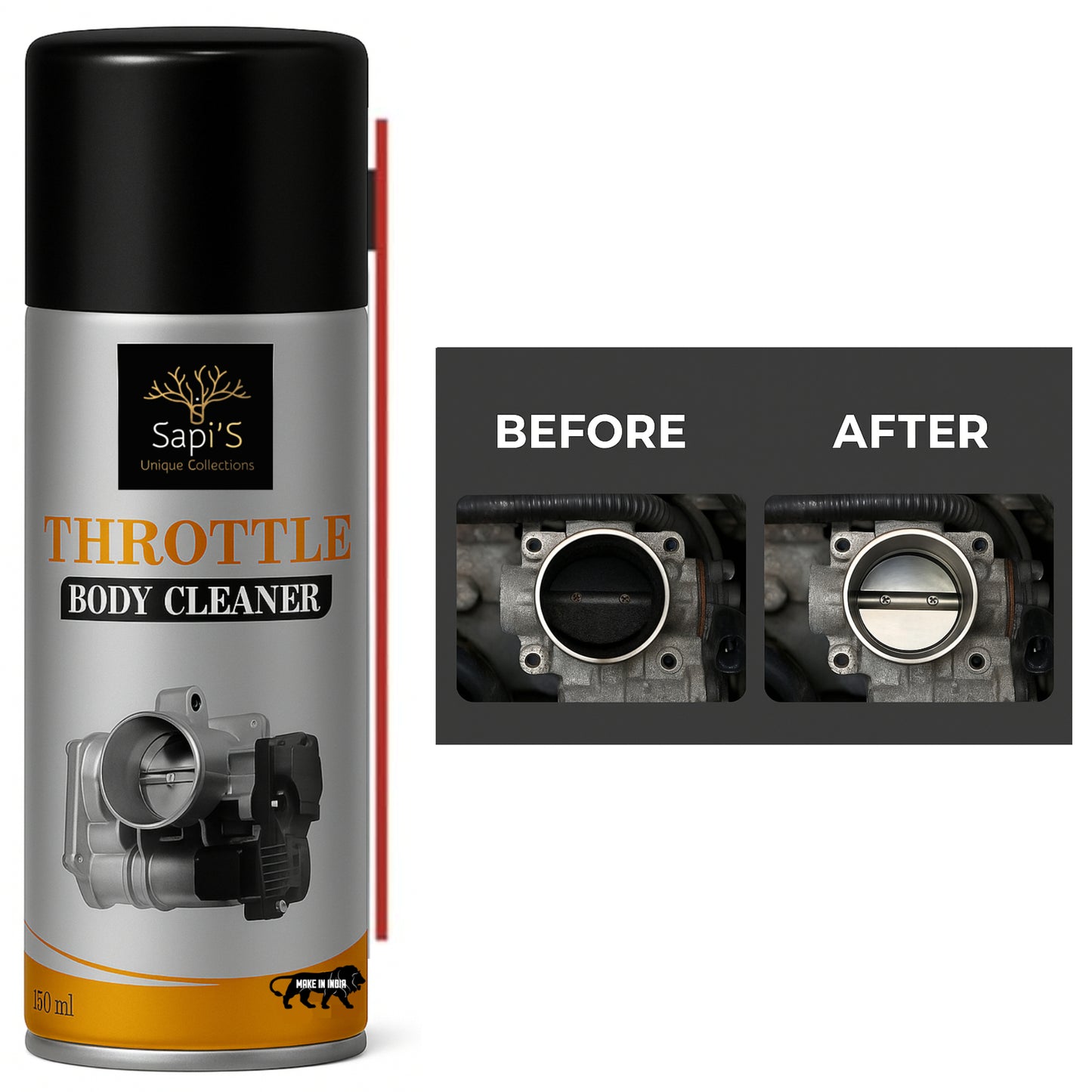 Sapi'S Throttle Body Cleaner 150 ml Pack of 1