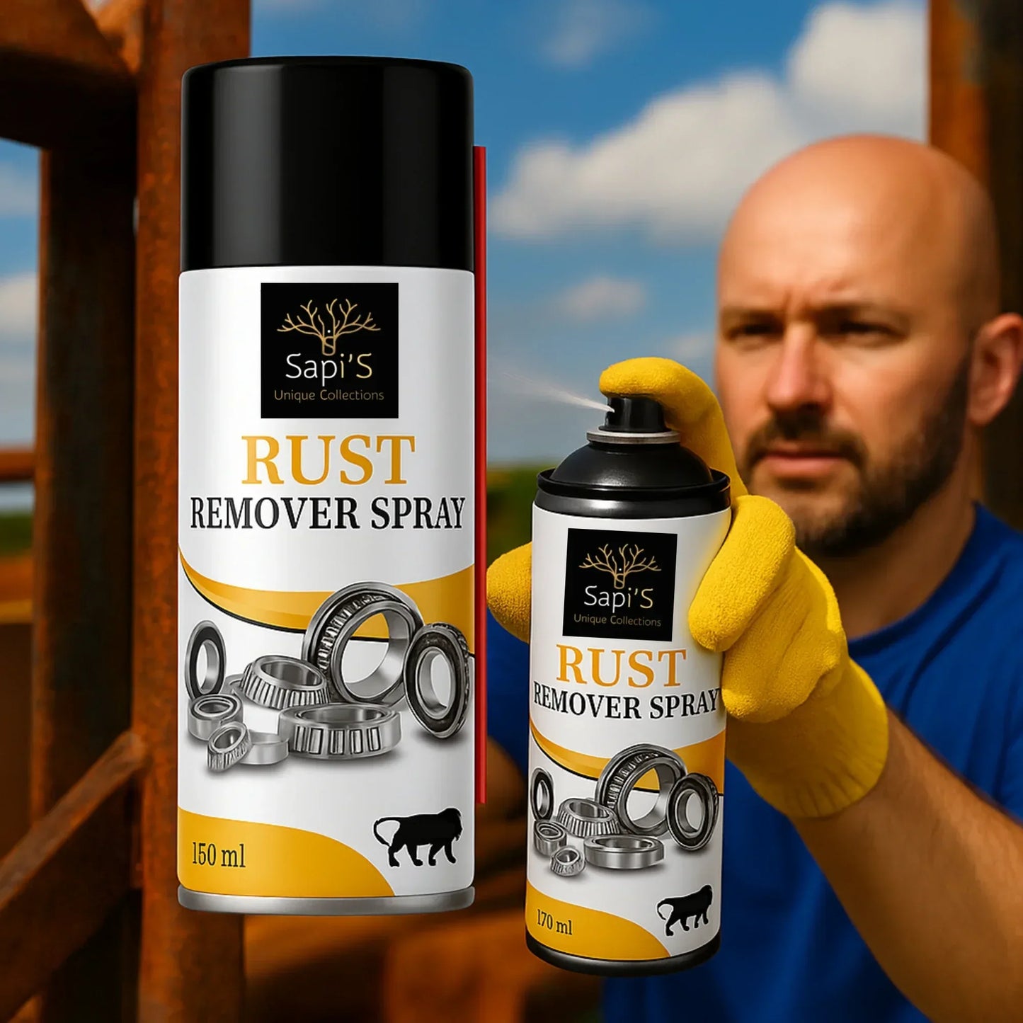 Sapi'S Rust Remover Spray, 150 ml, Pack of 1 - Sapi'S Crafterina
