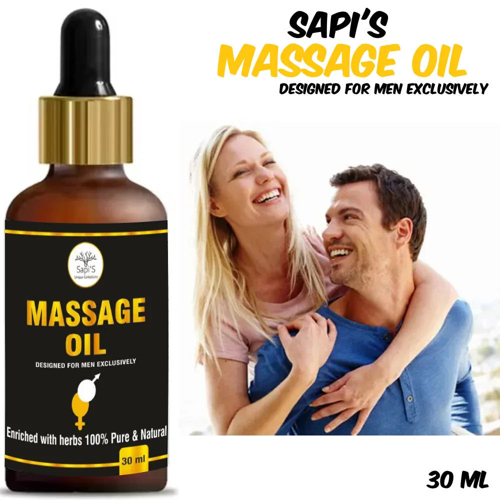 Sapi’s Massage Oil – 100% Pure & Natural | Vitality & Strength Booster | 30ml - Sapi'S Crafterina