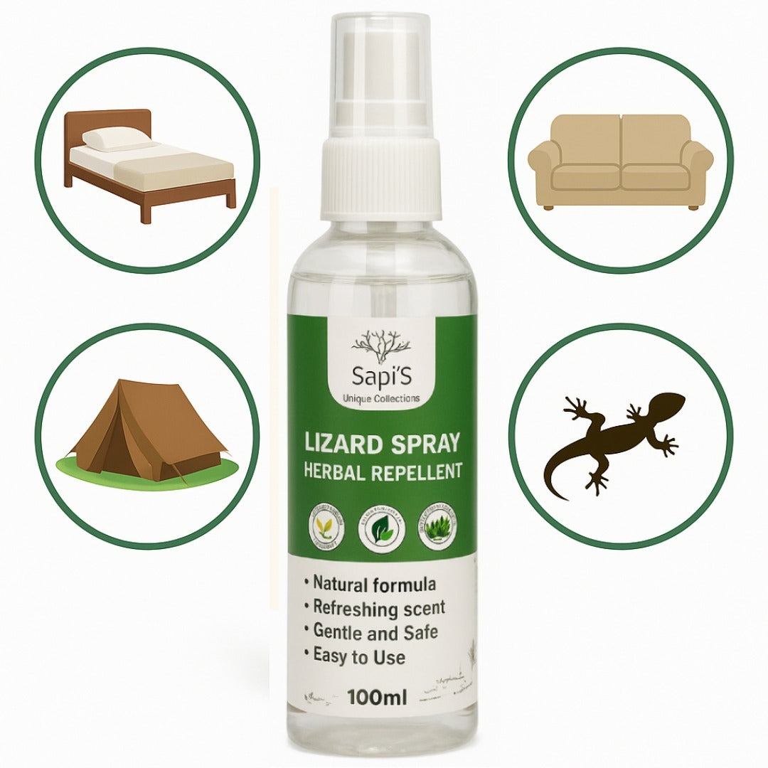Sapi'S Herbal Lizard Repellent Spray – Natural, Safe & Effective (100ml) - Sapi'S Crafterina