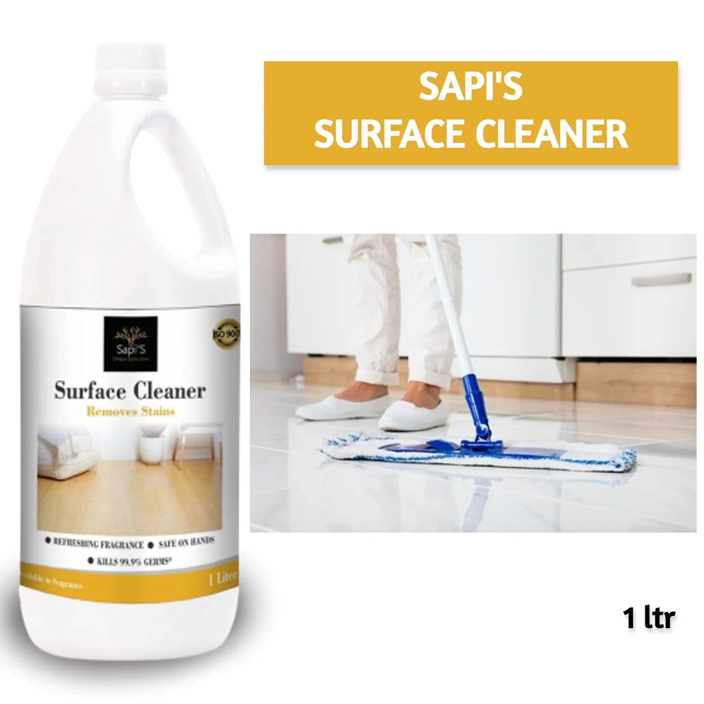 Sapi’s Surface Cleaner – 1 Litre | Deep Clean for All Surfaces - Sapi'S Crafterina