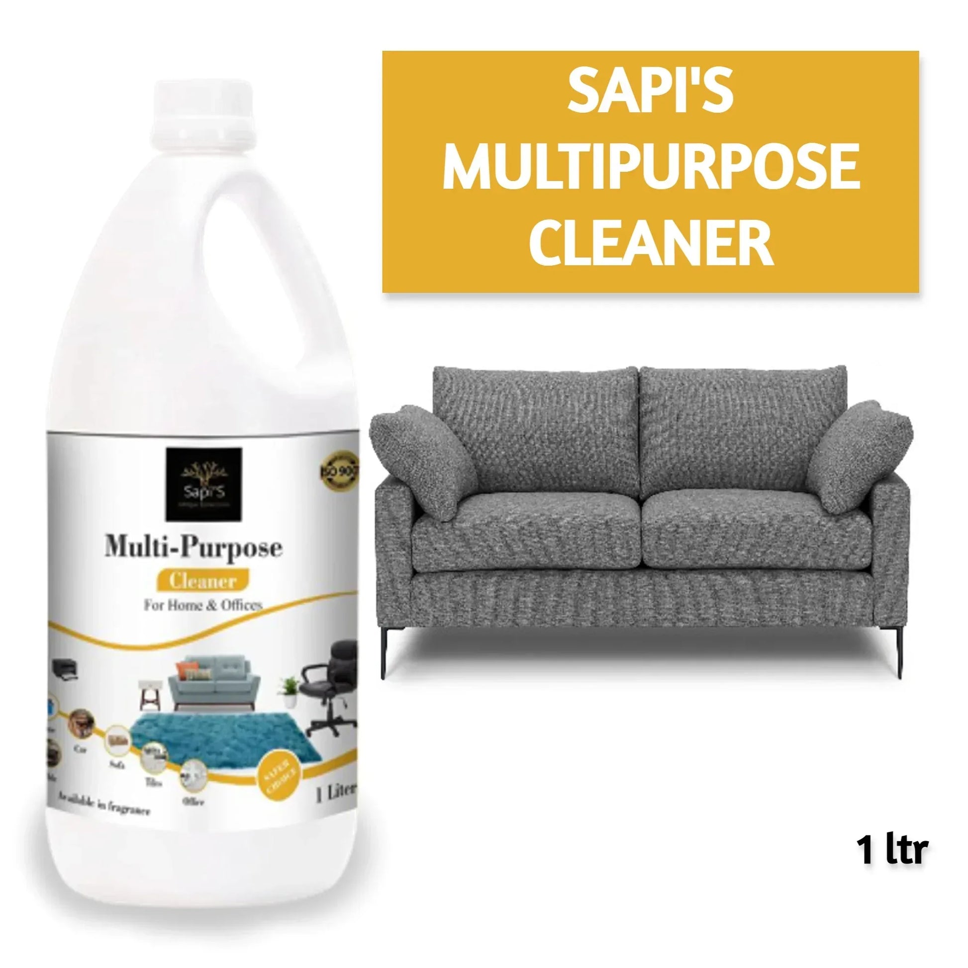 Sapi’s Multi-Purpose Cleaner – 1 Litre | Deep Clean for Home, Car & Office - Sapi'S Crafterina