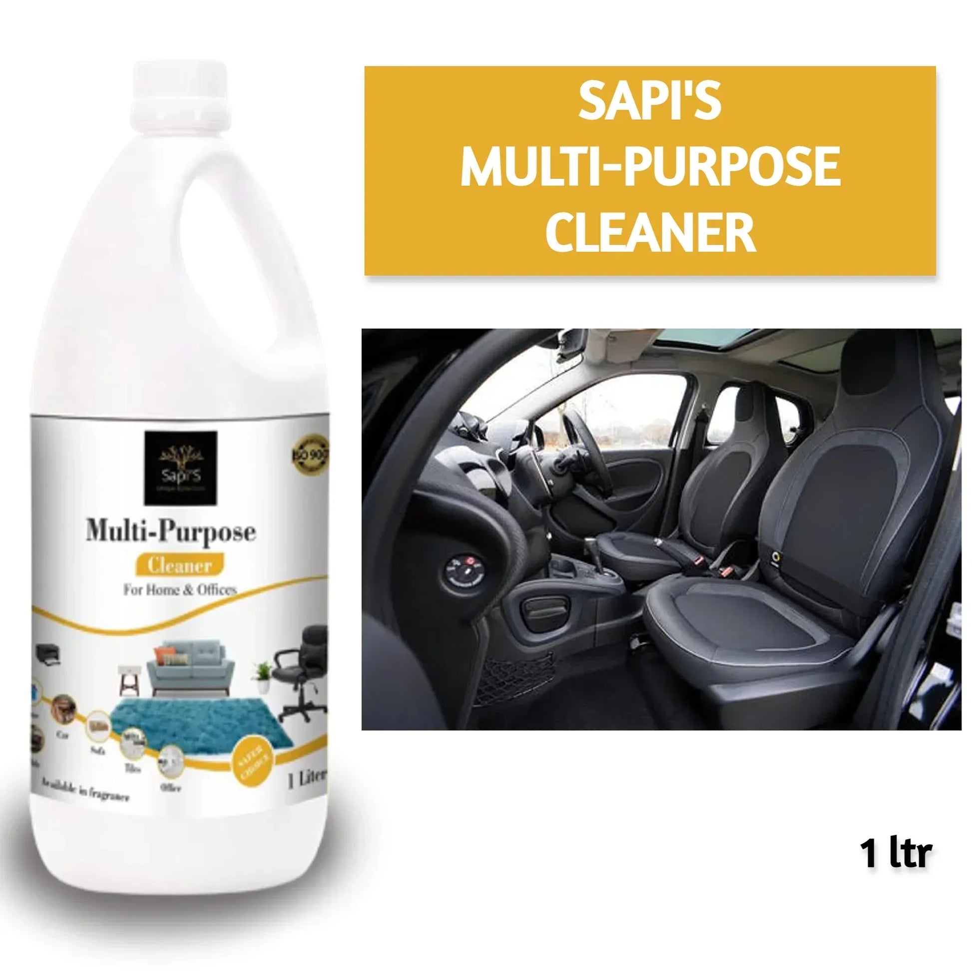 Sapi’s Multi-Purpose Cleaner – 1 Litre | Deep Clean for Home, Car & Office - Sapi'S Crafterina