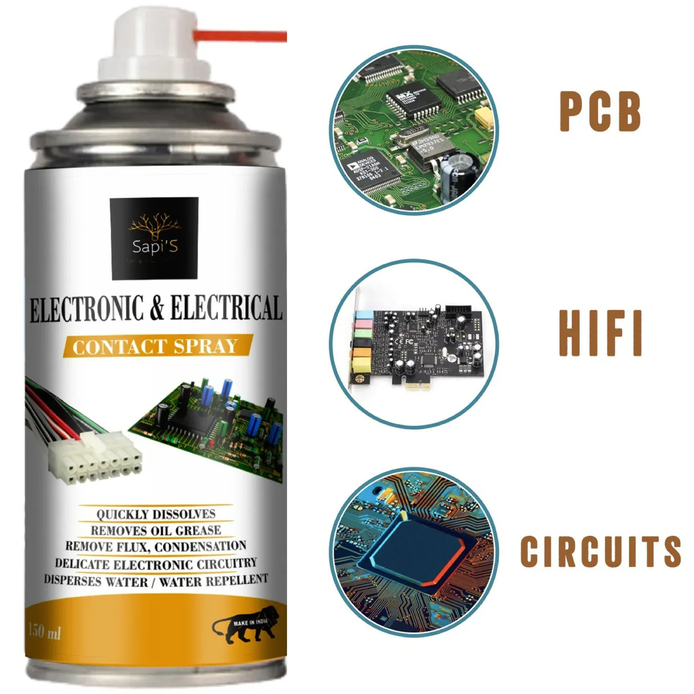 Sapi’S Electronic & Electrical Contact Spray – 150 ml - Sapi'S Crafterina