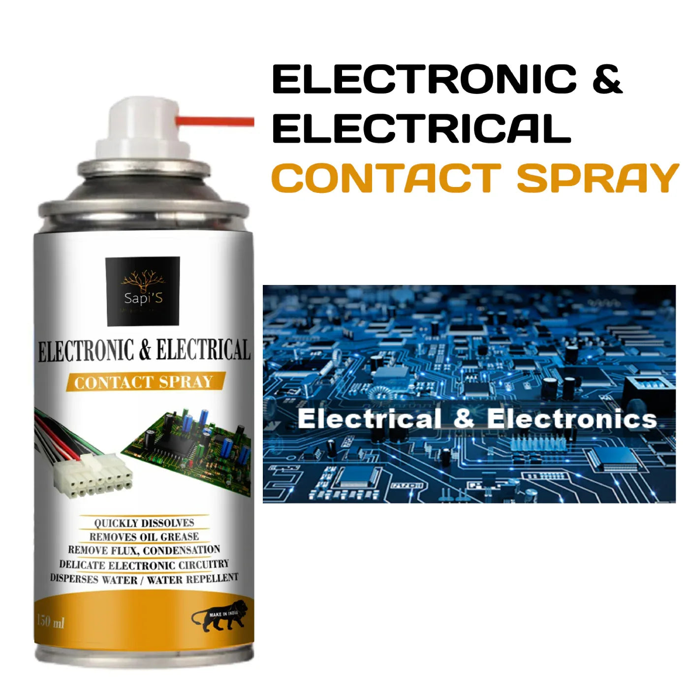 Sapi’S Electronic & Electrical Contact Spray – 150 ml - Sapi'S Crafterina