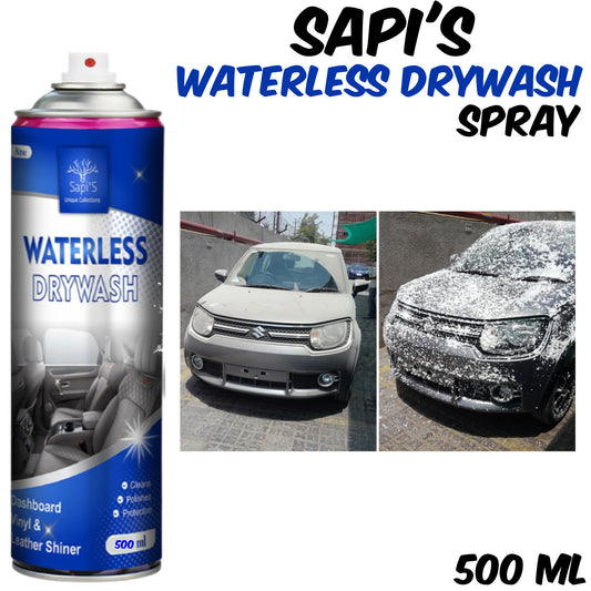 Sapi’s Waterless Drywash Spray – Instant Car Cleaning, Shine & Protection (500 ml)