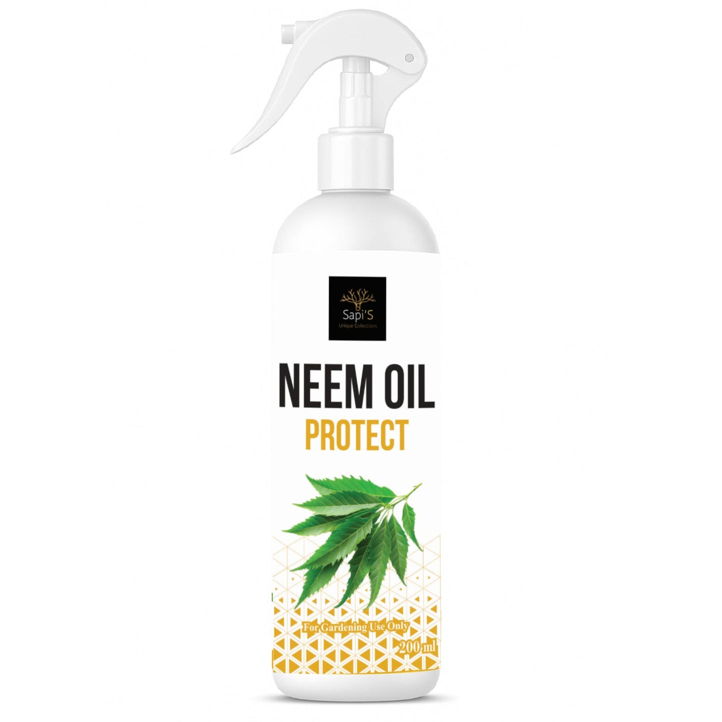 Sapi’S Neem Oil Protect – 200 ml | Natural Garden Pest Control & Plant Care Spray - Sapi'S Crafterina