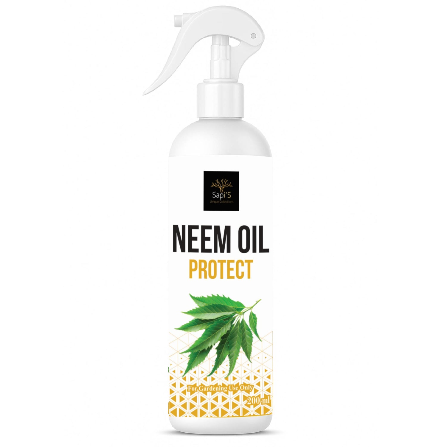 Sapi’S Neem Oil Protect – 200 ml | Natural Garden Pest Control & Plant Care Spray - Sapi'S Crafterina