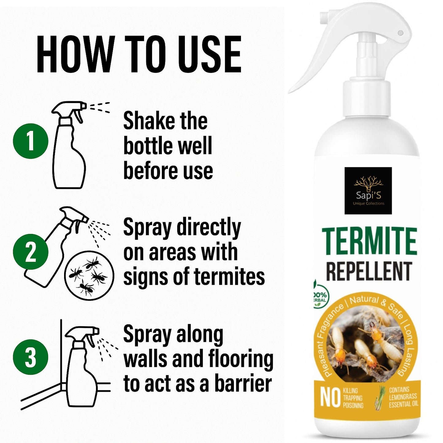 Sapi'S Termite Repellent Spray 200 ml Pack of 1
