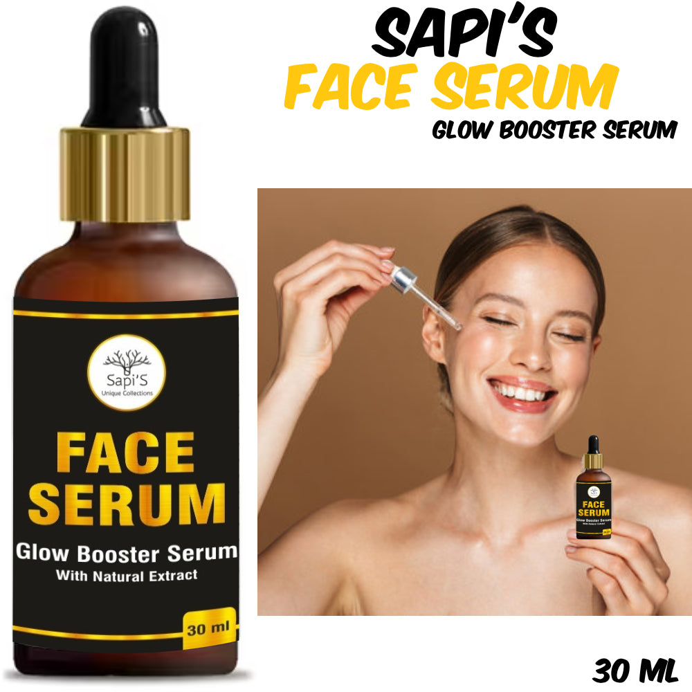 Sapi’S Glow Booster Face Serum – Radiance Enhancing Formula with Natural Extracts (30ml) - Sapi'S Crafterina