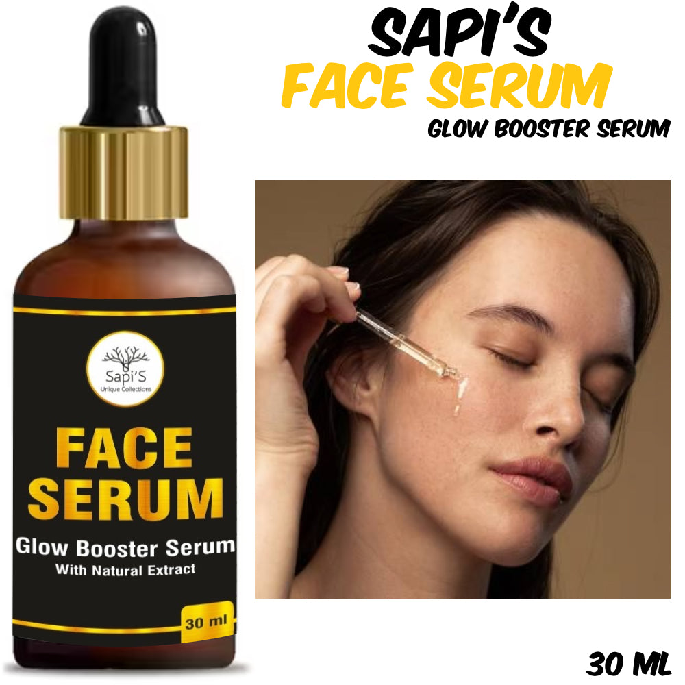 Sapi’S Glow Booster Face Serum – Radiance Enhancing Formula with Natural Extracts (30ml) - Sapi'S Crafterina