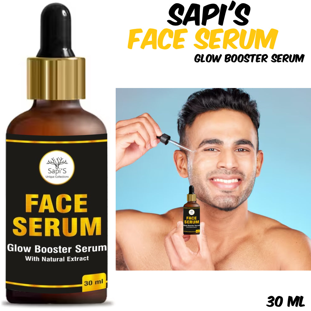 Sapi’S Glow Booster Face Serum – Radiance Enhancing Formula with Natural Extracts (30ml) - Sapi'S Crafterina