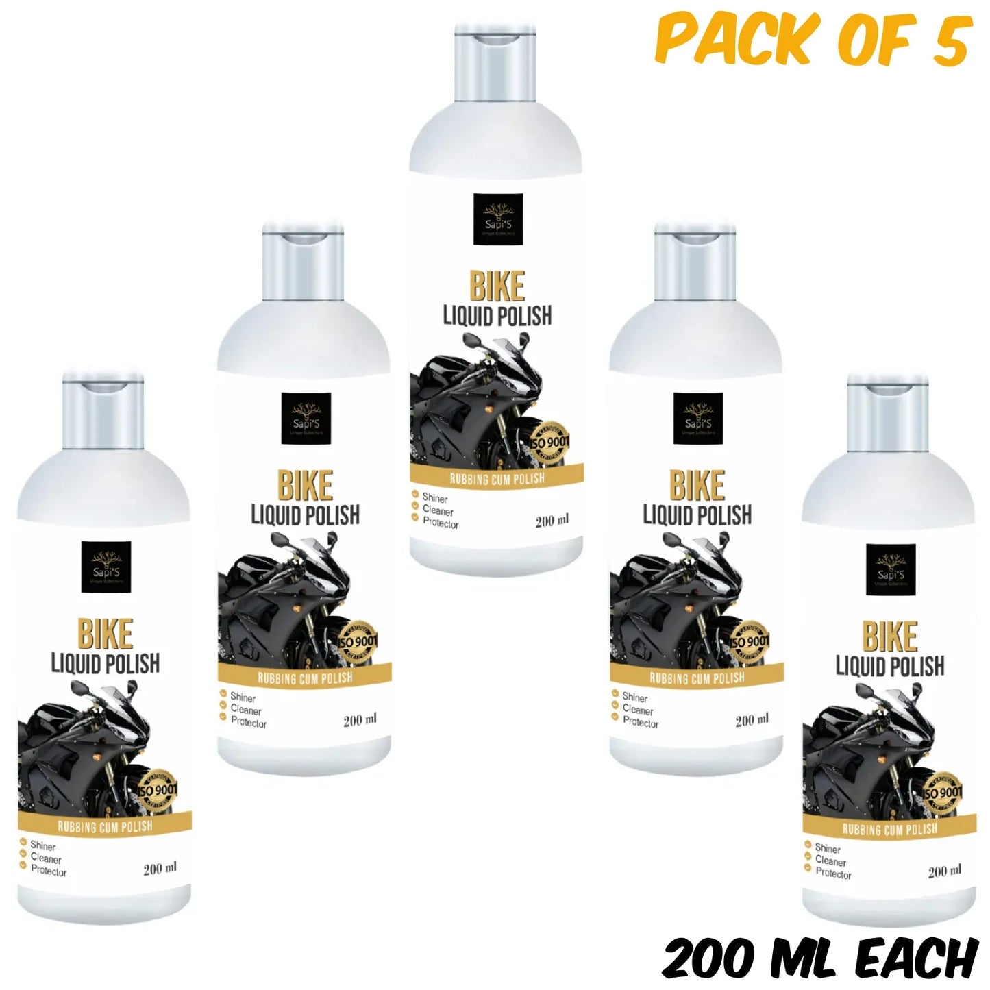 Sapi’s Bike Liquid Polish – 200ml | Shine & Protect Your Ride - Sapi'S Crafterina