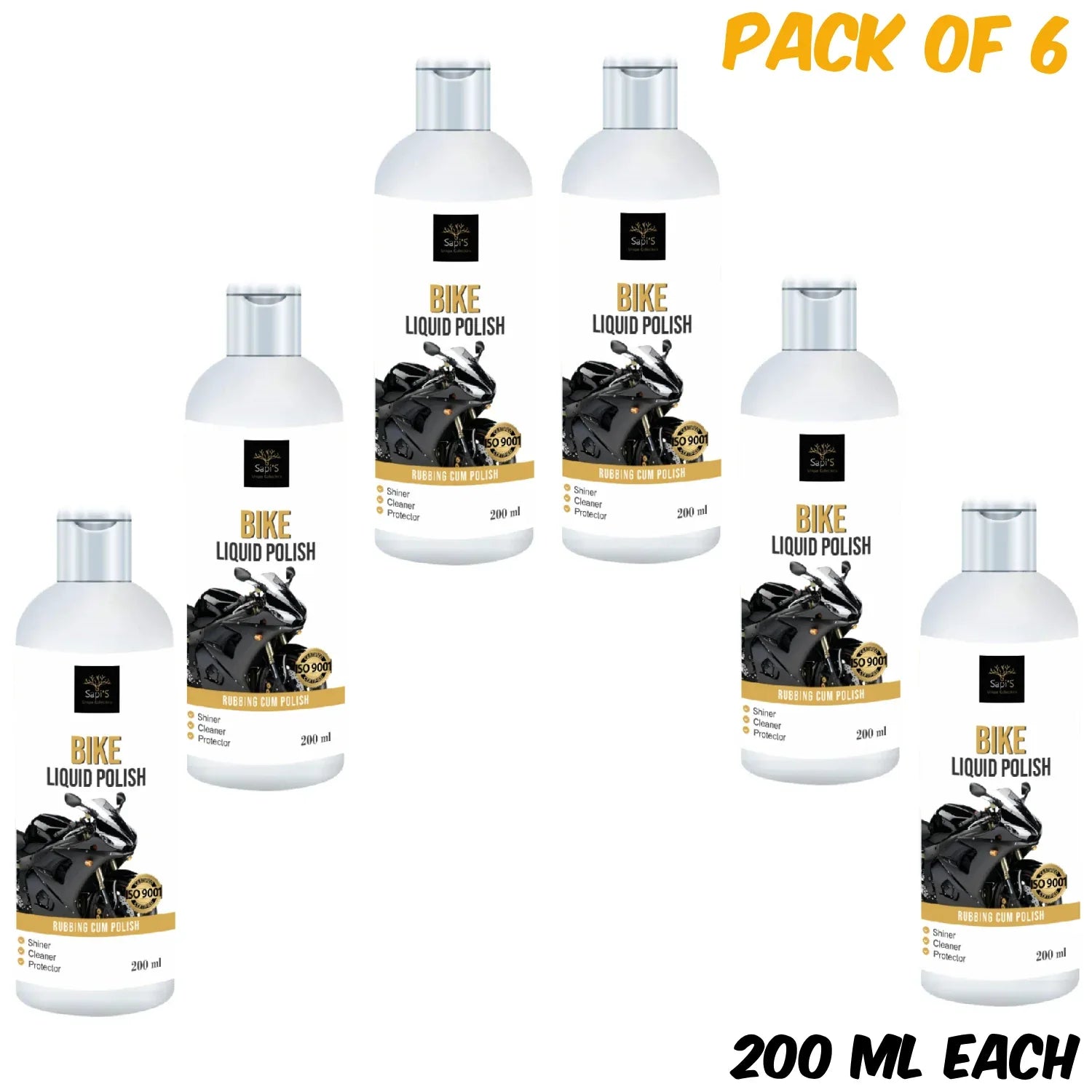 Sapi’s Bike Liquid Polish – 200ml | Shine & Protect Your Ride - Sapi'S Crafterina