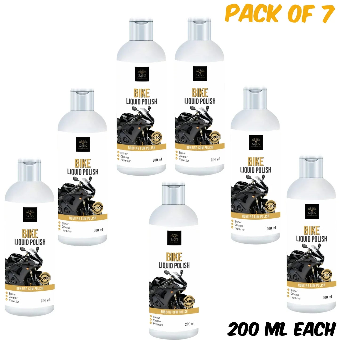 Sapi’s Bike Liquid Polish – 200ml | Shine & Protect Your Ride - Sapi'S Crafterina