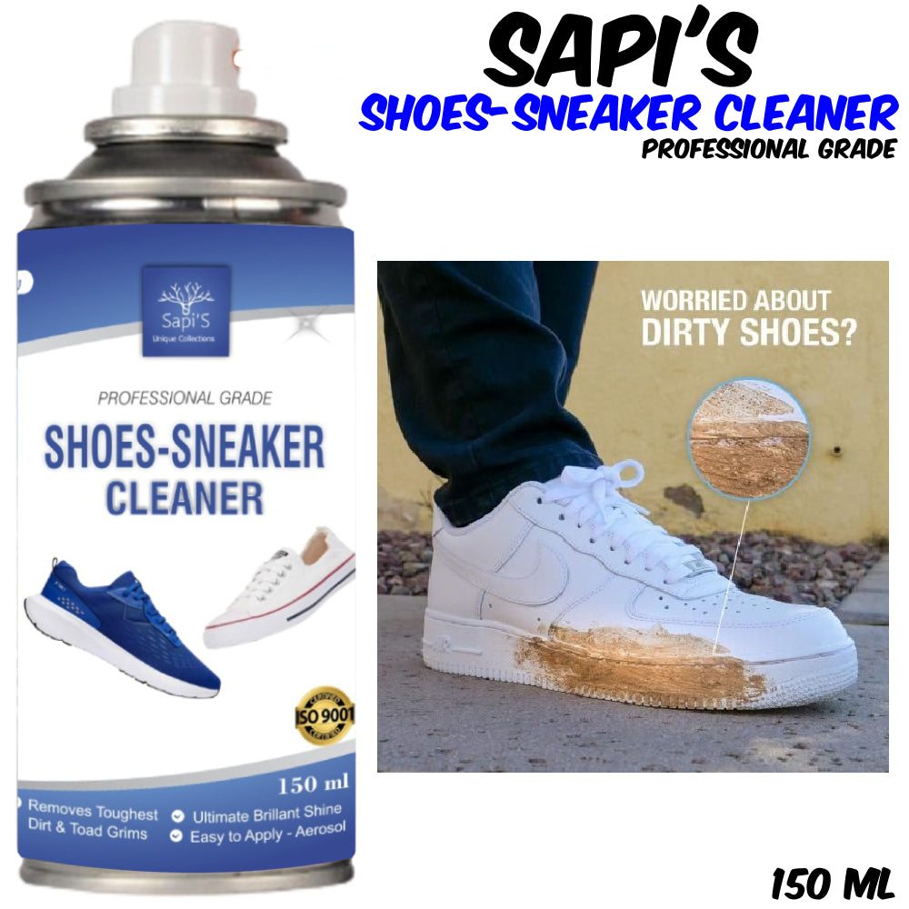 Sapi’S Professional Shoes & Sneaker Cleaner Spray – 150ml | Instant Dirt & Stain Remover - Sapi'S Crafterina