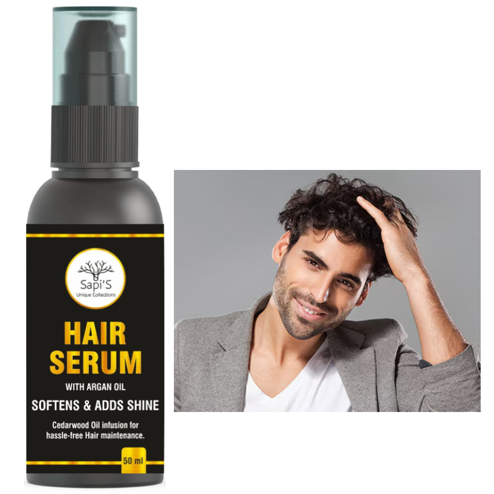 Sapi’S Hair Serum with Argan Oil – Softens, Smooths & Adds Shine (50ml) - Sapi'S Crafterina