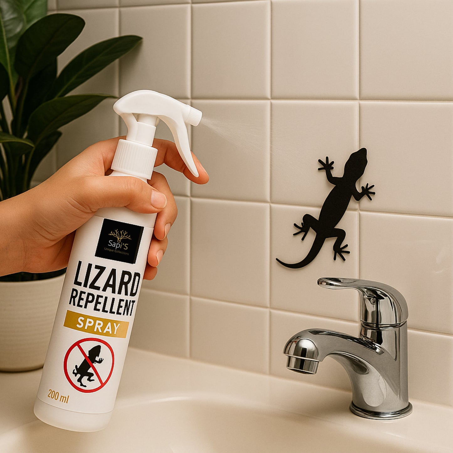 Sapi'S Lizard Repellent Spray – Powerful Herbal Pest Control (200ml) - Sapi'S Crafterina