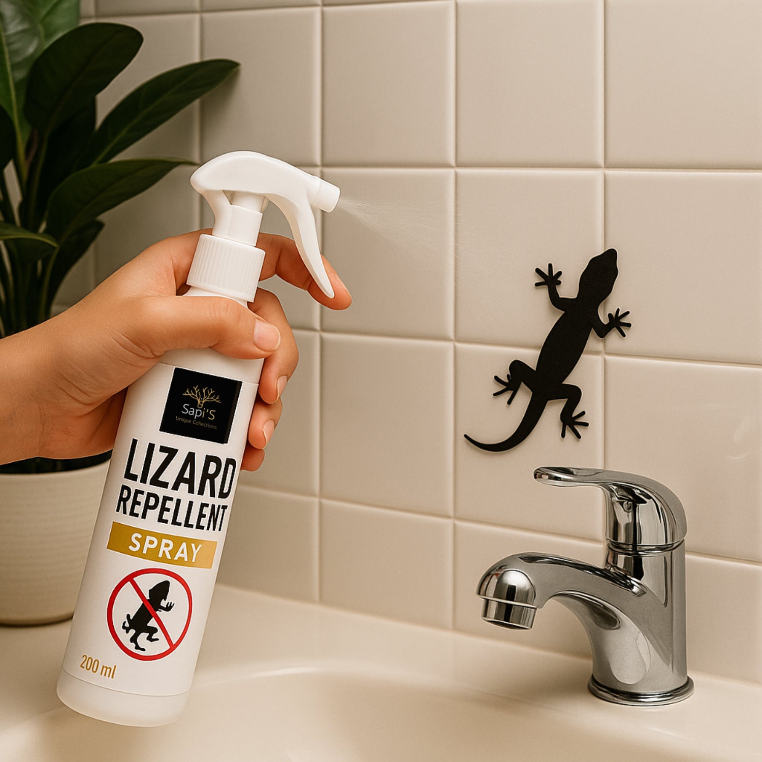Sapi'S Lizard Repellent Spray – Powerful Herbal Pest Control (200ml) - Sapi'S Crafterina