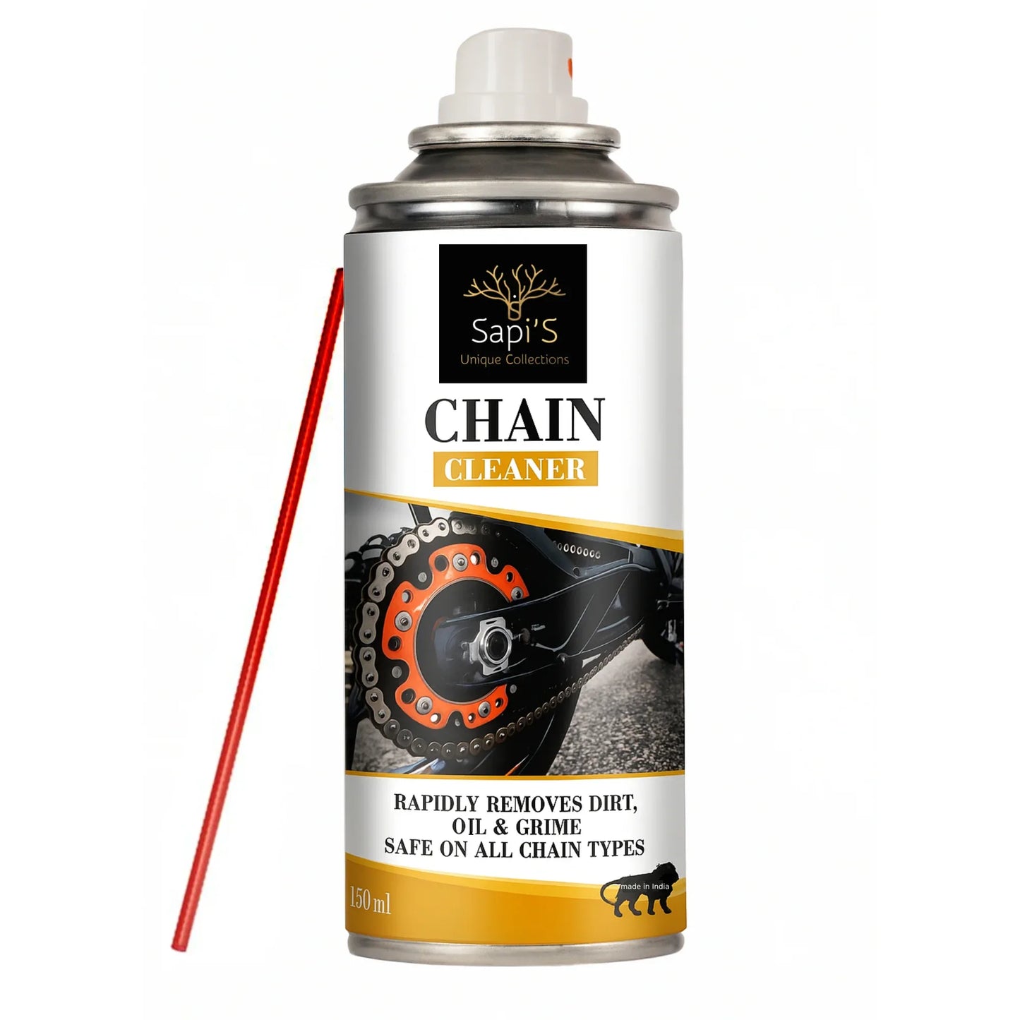 Sapi’S Chain Lubricant – 150 ml | Smooth Ride & Long-Lasting Chain Protection - Sapi'S Crafterina