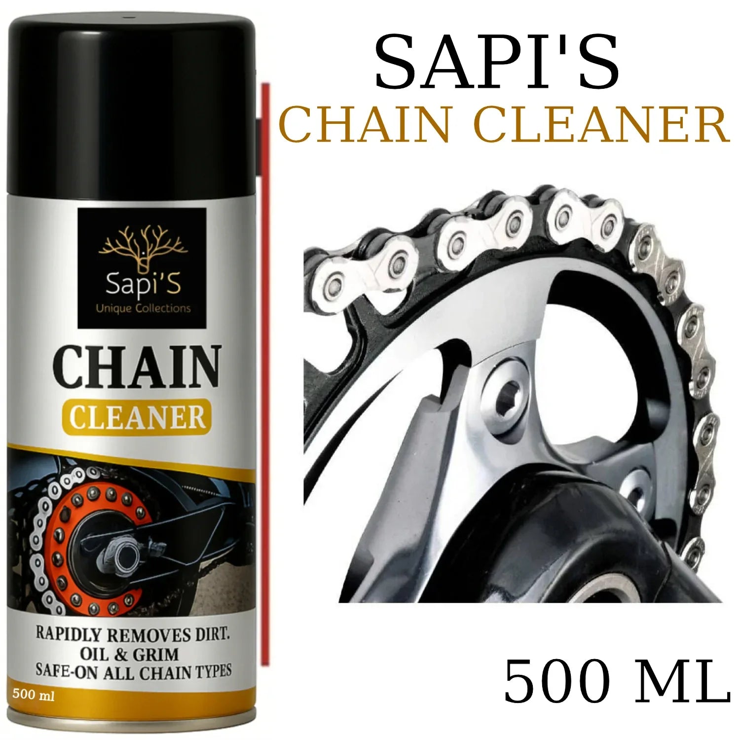 Sapi’S Chain Lubricant – 500 ml | High-Performance Bike Chain Lube - Sapi'S Crafterina