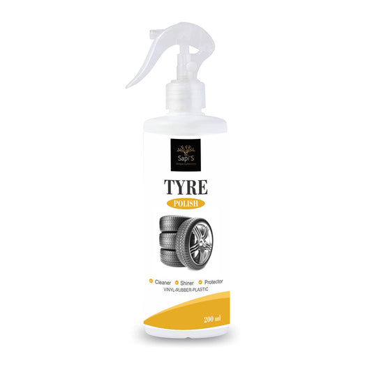 Sapi’S Tyre Polish 200ml – Instant Shine, Protection & Deep Cleaning for Tyres - Sapi'S Crafterina