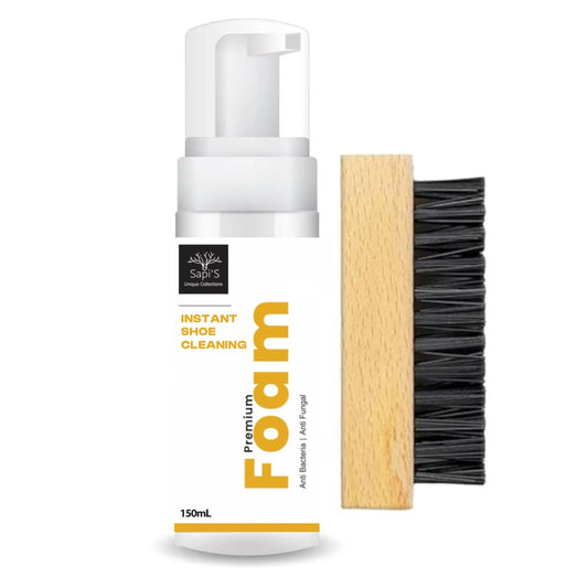 Sapi’S Premium Shoe Cleaning Foam – Instant Sneaker & Shoe Cleaner | Anti-Bacterial & Anti-Fungal | 150mL