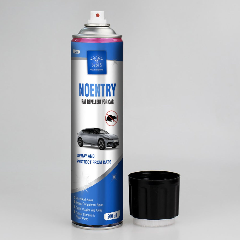 Sapi’S No Entry – Rat Repellent Spray for Car | Protect Engine & Wires | 500 ml - Sapi'S Crafterina