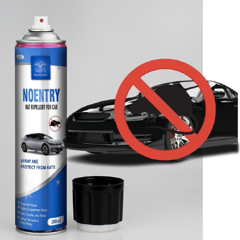 Sapi’S No Entry – Rat Repellent Spray for Car | Protect Engine & Wires | 500 ml - Sapi'S Crafterina