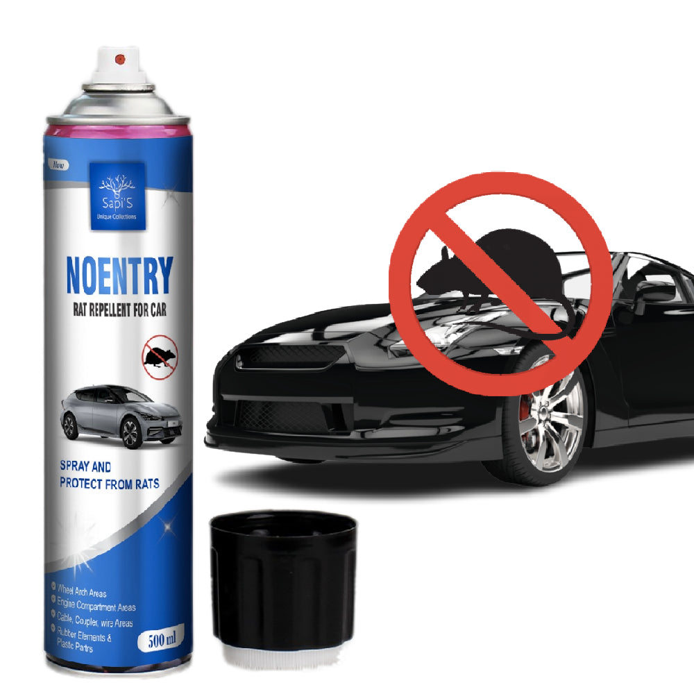 Sapi’S No Entry – Rat Repellent Spray for Car | Protect Engine & Wires | 500 ml - Sapi'S Crafterina