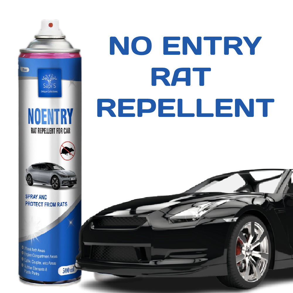 Sapi’S No Entry – Rat Repellent Spray for Car | Protect Engine & Wires | 500 ml - Sapi'S Crafterina