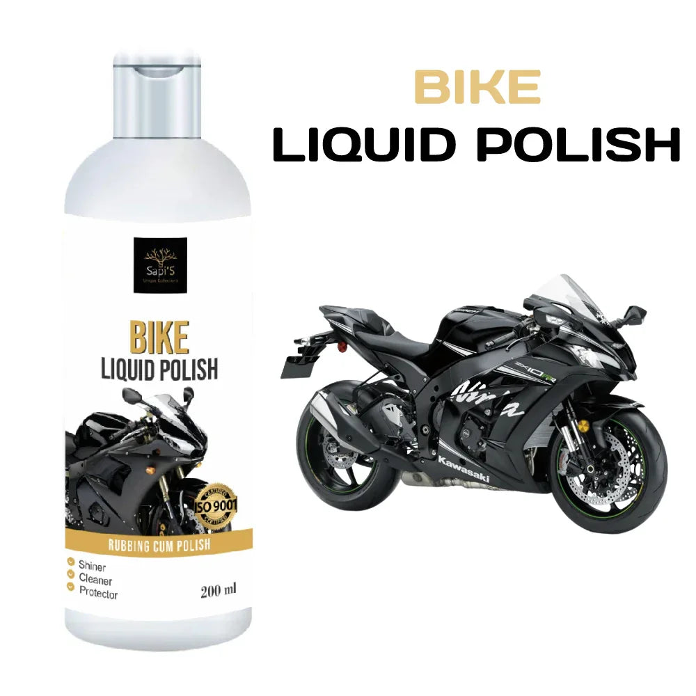 Sapi’s Bike Liquid Polish – 200ml | Shine & Protect Your Ride - Sapi'S Crafterina