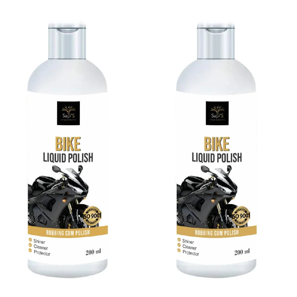 Sapi’s Bike Liquid Polish – 200ml | Shine & Protect Your Ride - Sapi'S Crafterina