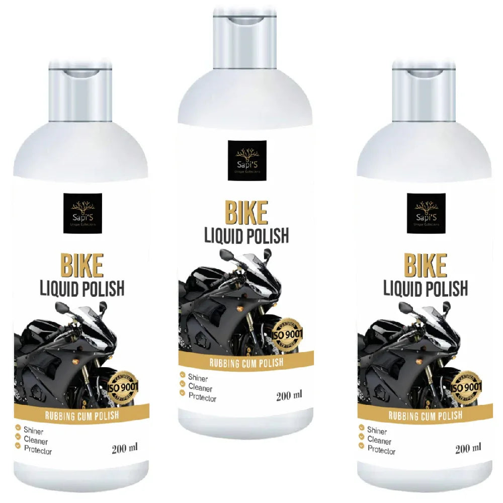 Sapi’s Bike Liquid Polish – 200ml | Shine & Protect Your Ride - Sapi'S Crafterina