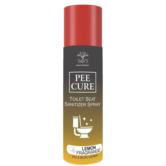 Sapi’S Pee Cure – Toilet Seat Sanitizer Spray | Lemon Fragrance | Kills 99.9% Germs - Sapi'S Crafterina