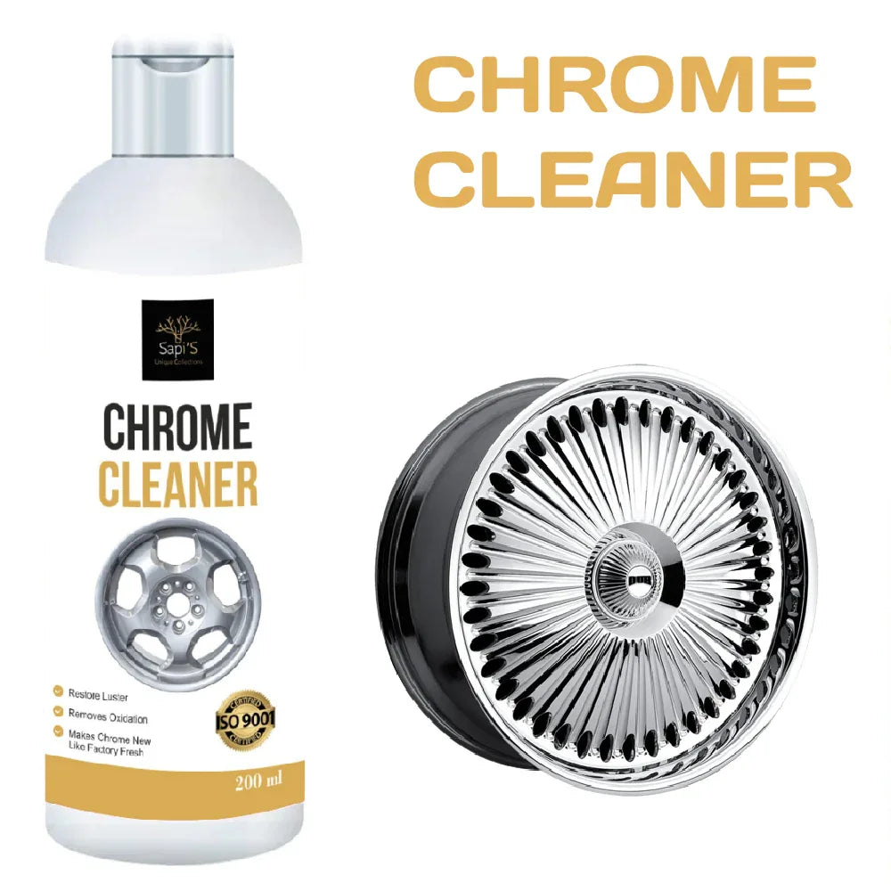 Sapi’S Chroma Cleaner – 200 ml | Chrome & Metal Shine Restorer - Sapi'S Crafterina